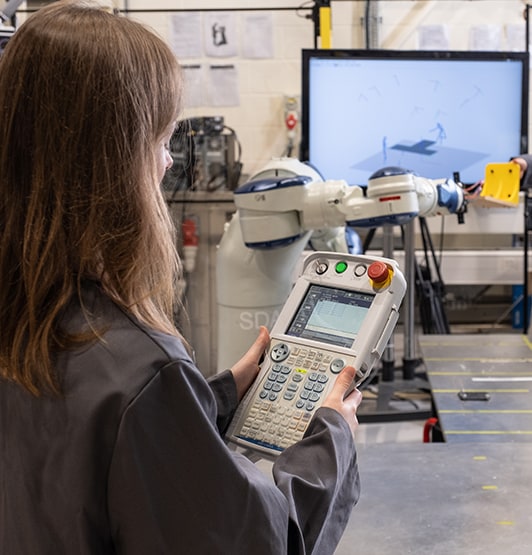 Robotic work in the Intelligent Automation Centre