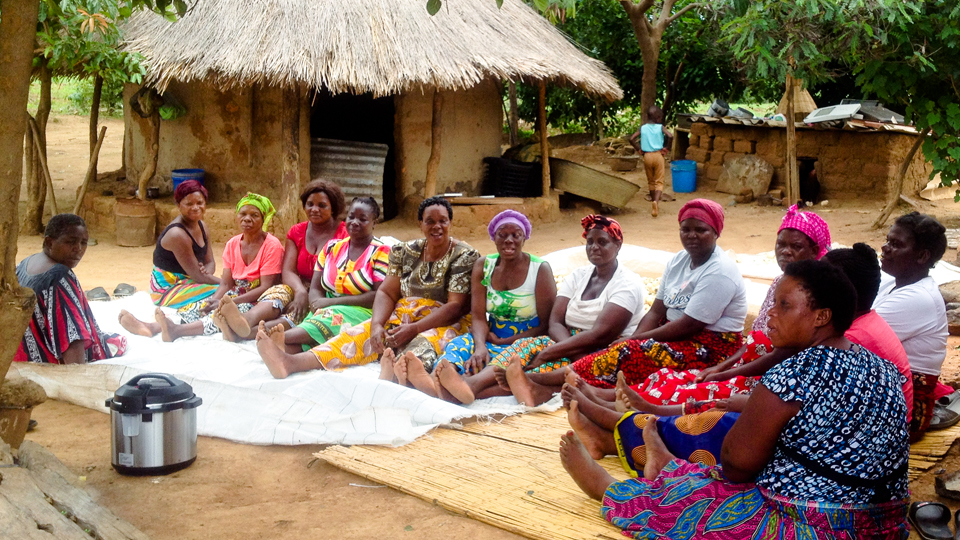 A focus group in rural Zambia, exploring what value an electric pressure cooker might offer to their cooking