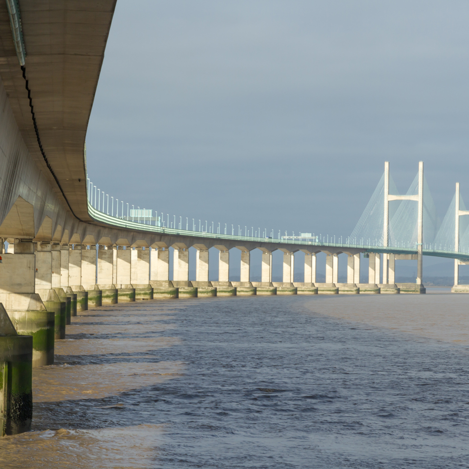 Photograph of the Severn Bridge