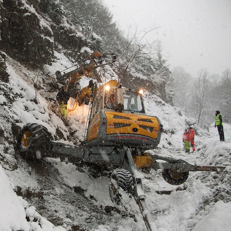 Testing ground in Grossreifling