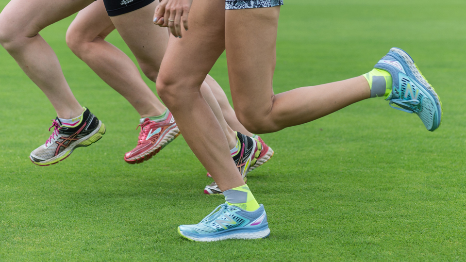 Photograph of athletes' running - close up of legs