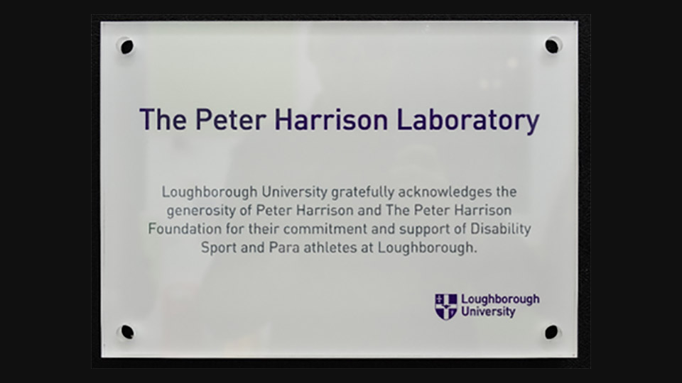 PHC lab plaque