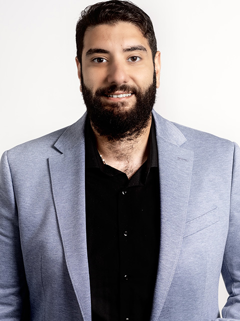 Portrait photograph of ABCE staff member, Ahmed Ehab Abdelsalam
