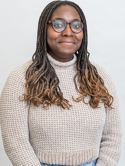 Portrait photograph of staff member, Joycelyn Bempong