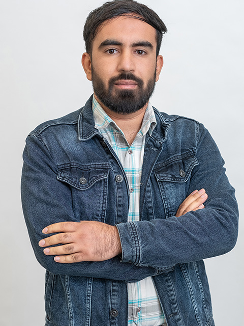 Portrait photograph of staff member, Mohammad Tamim Kashifi