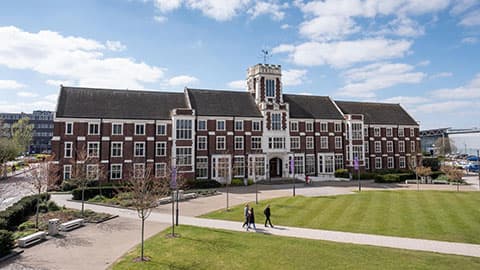 Hazlerigg building on the Loughborough University campus.