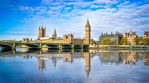 The Palace of Westminster, London.