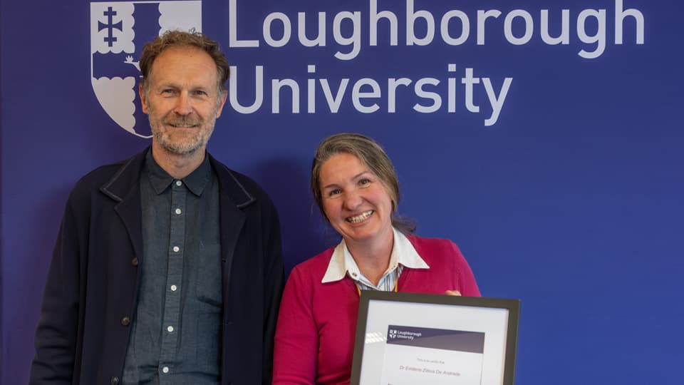 Emilene Zitkus de Andrade recieves the award of Outstanding Policy Impact.