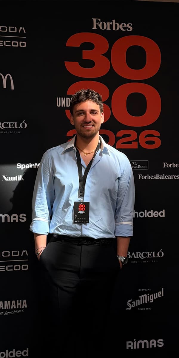 Alexander Dillon at the Forbes Spain 30 under 30 event.