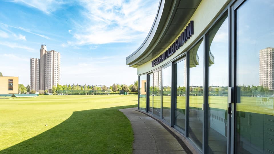 The Graham Dilley Pavillion.