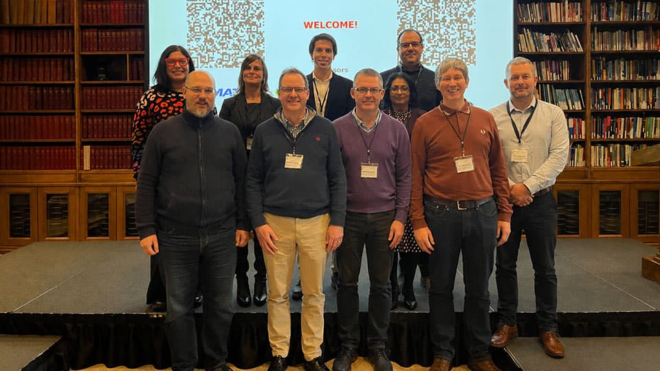 people pose for a photograph at the Royal Society of Chemistry event