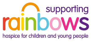 Rainbows hospice logo - supporting children and young people