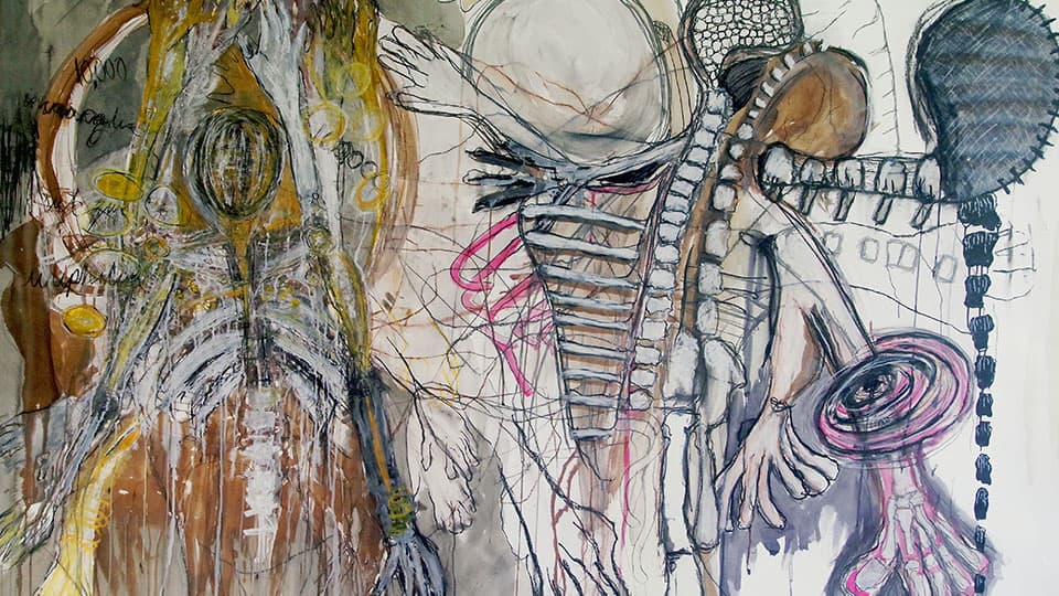 Rachel Gadsden-Hayton & Jeremy Hawkes, ‘Symbiotic Reverberation I’