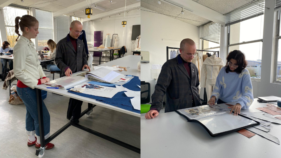 Matt Lucas, Menswear Designer at Paul Smith working with Fashion Design students