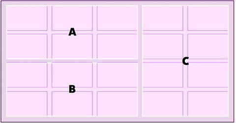 An illustrative example of the design process layout