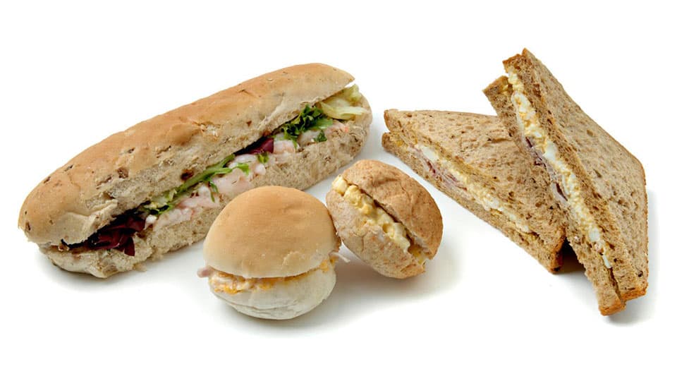 A selection of sandwiches