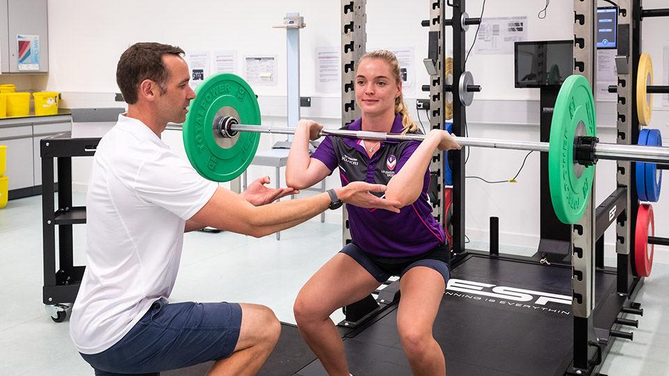 Practical teaching on the MSc in Strength and Conditioning