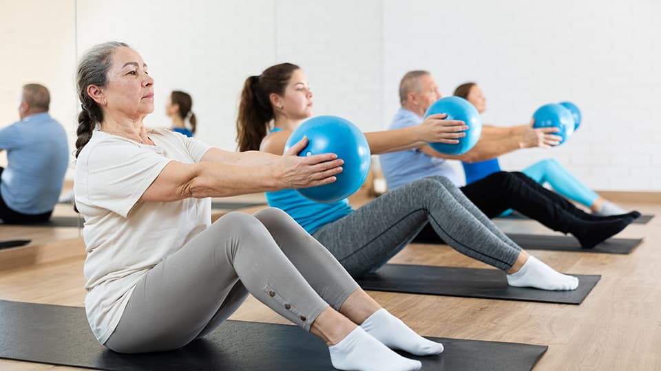 older people exercising