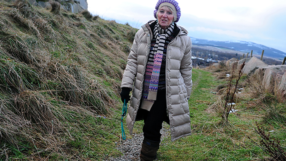 lady hiking