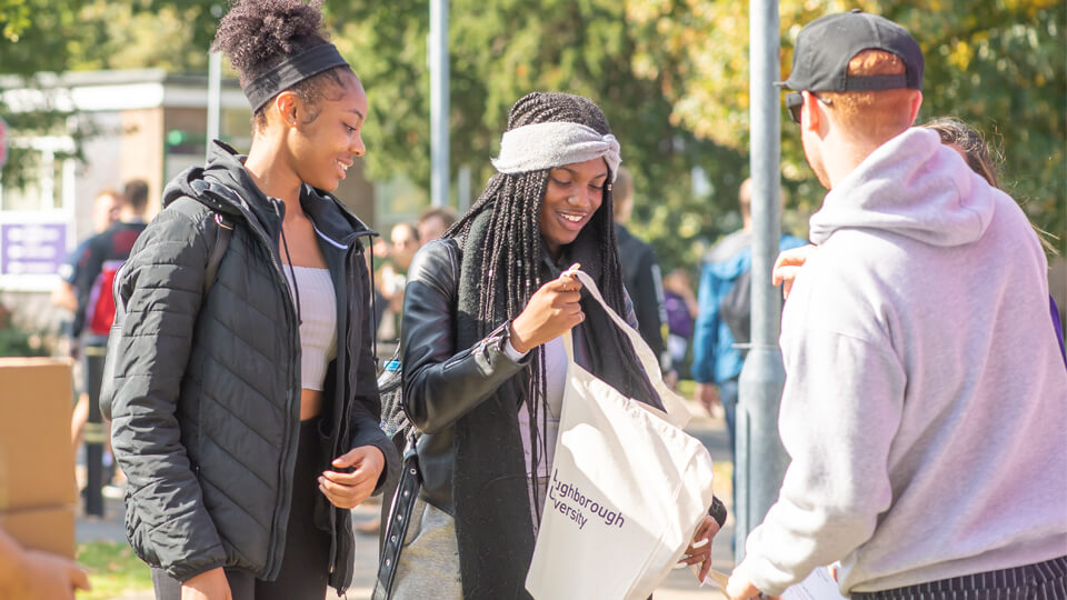 Visitors at a UG open day