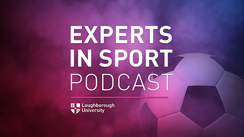 promotional image for the latest episode of the Experts in Sport podcast 