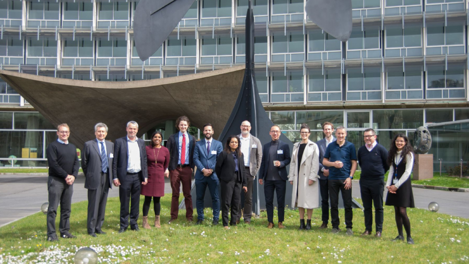 academic group including paul downward at unesco conference