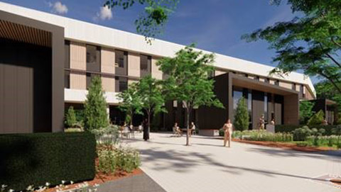 Artist impression of the NRC building