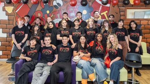 A group photograph of the butler court 2025 committee