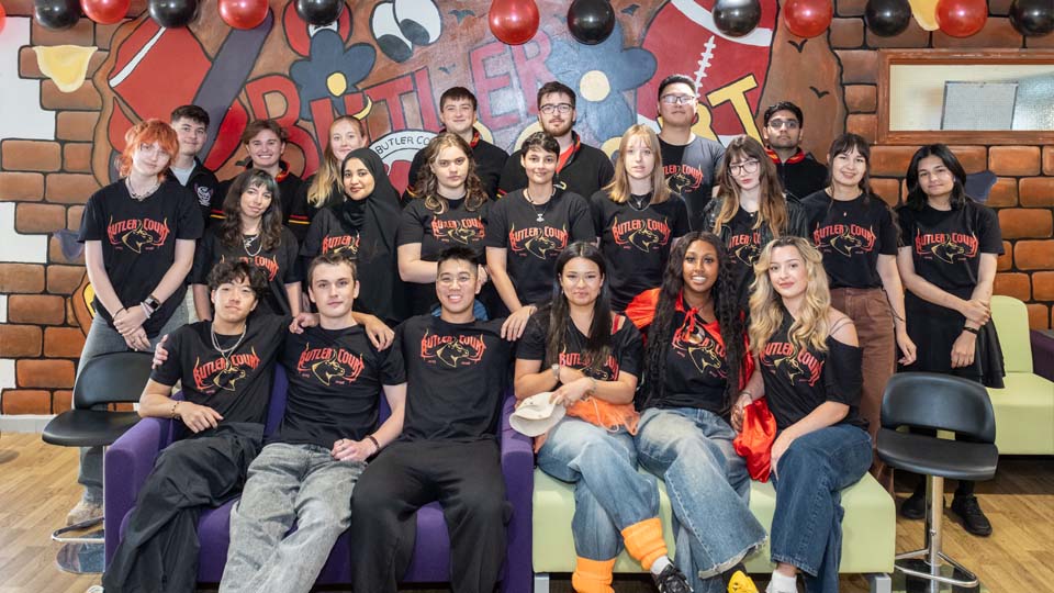 A group photograph of the 2025 Butler Court student committee