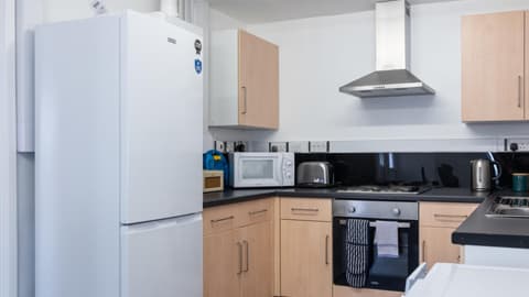 A fridge in Telford guest house