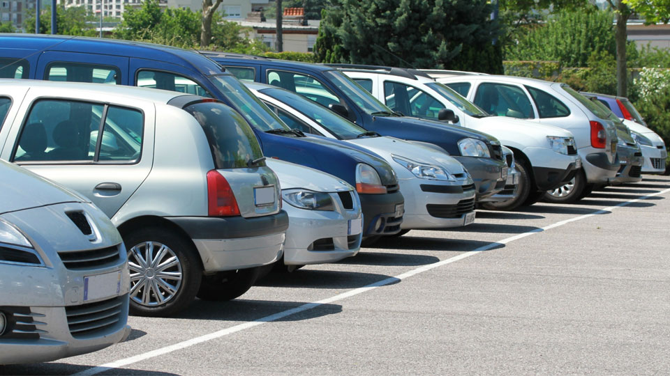 Cars parked