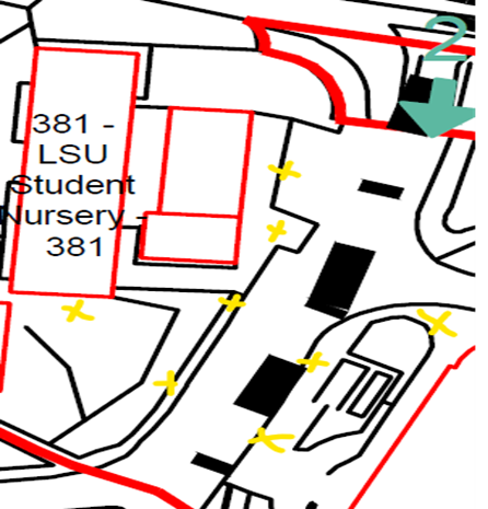Exterior Map of LU Nursery
