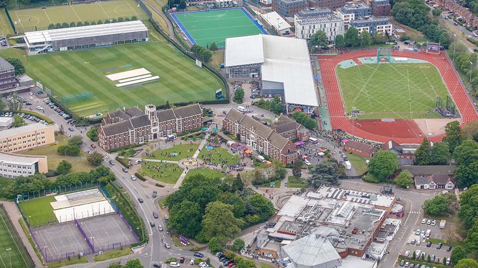 Loughborough University - Aerial Views - May 2019.