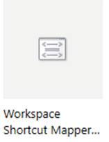 The image show the application shortcut mapper from within the software centre