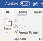 Open word document and select file image