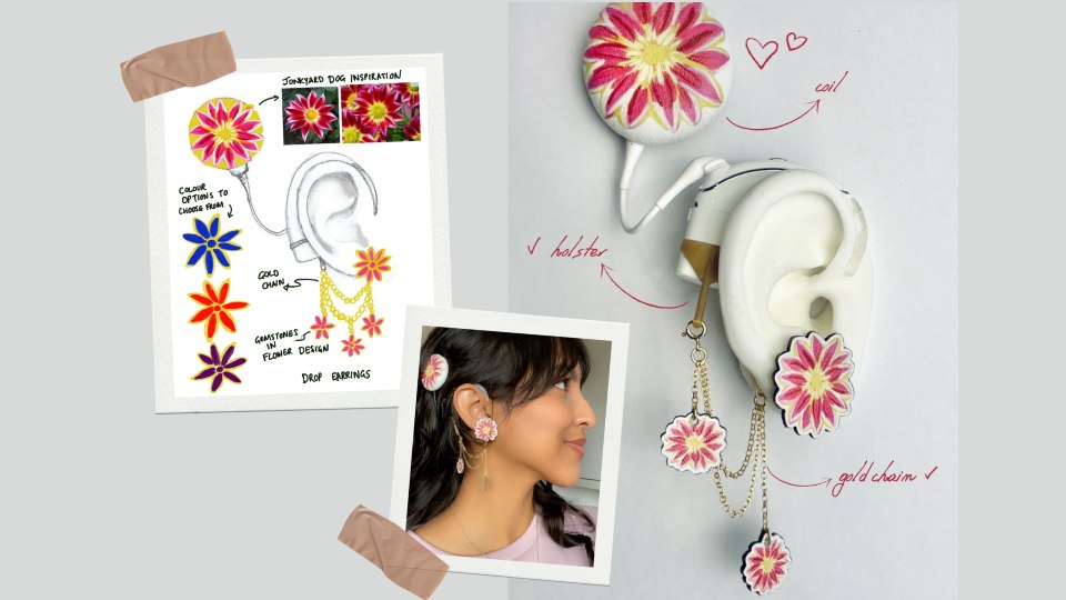 Jewellery for use with cochlear implants and hearing aids