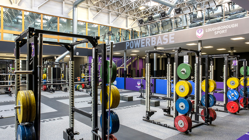 weights inside Powerbase gym