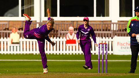 LH playing cricket