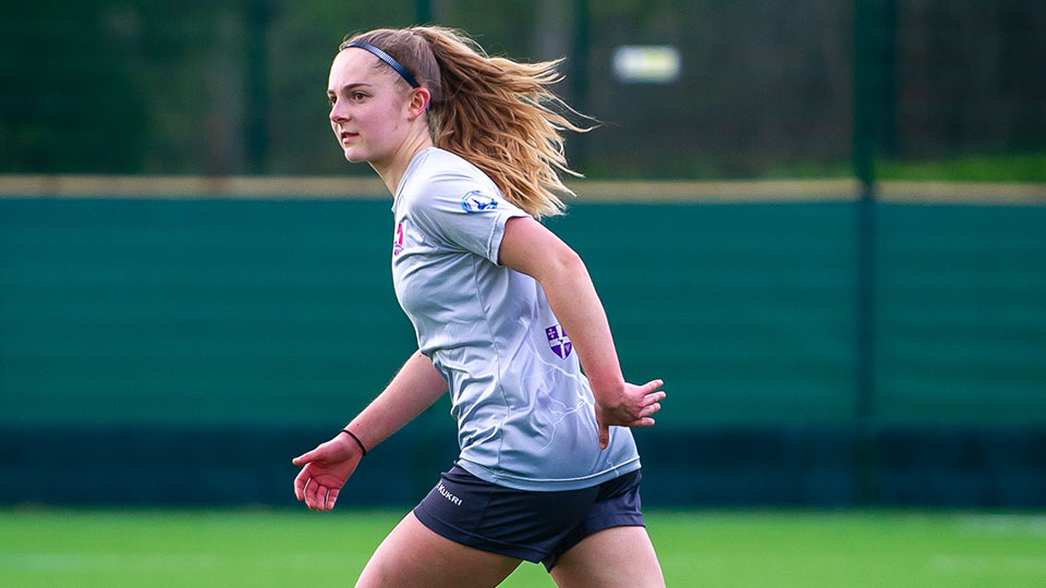 Jess Collyer on pitch