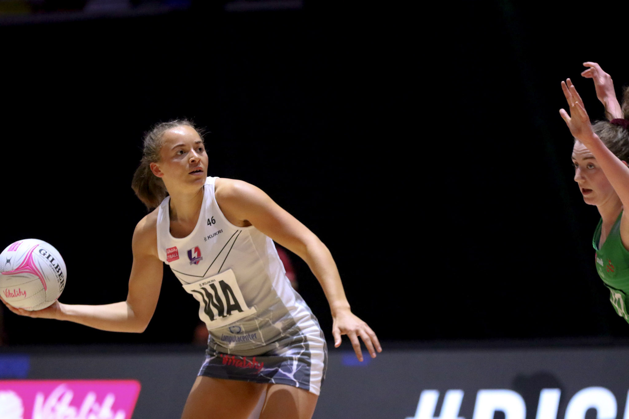 netball players on the court