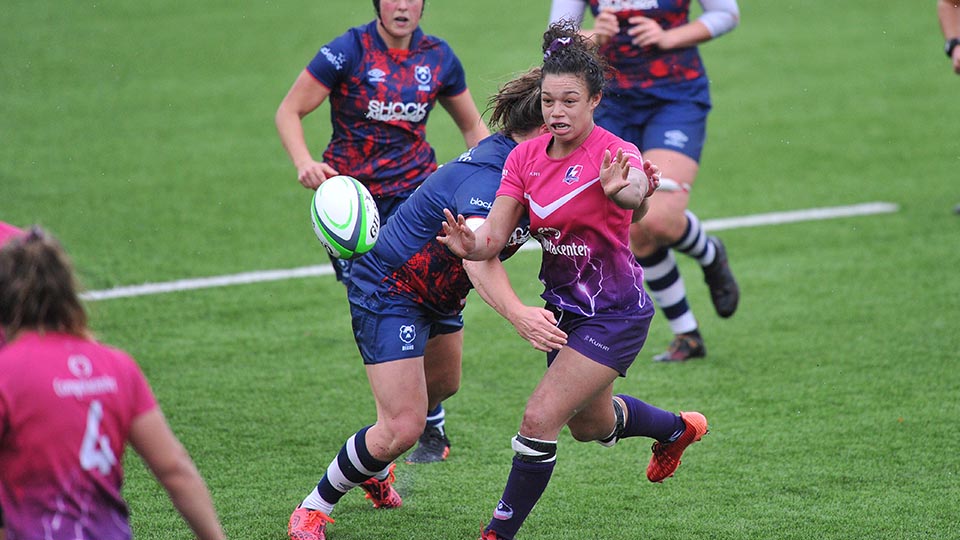 rugby players on the pitch