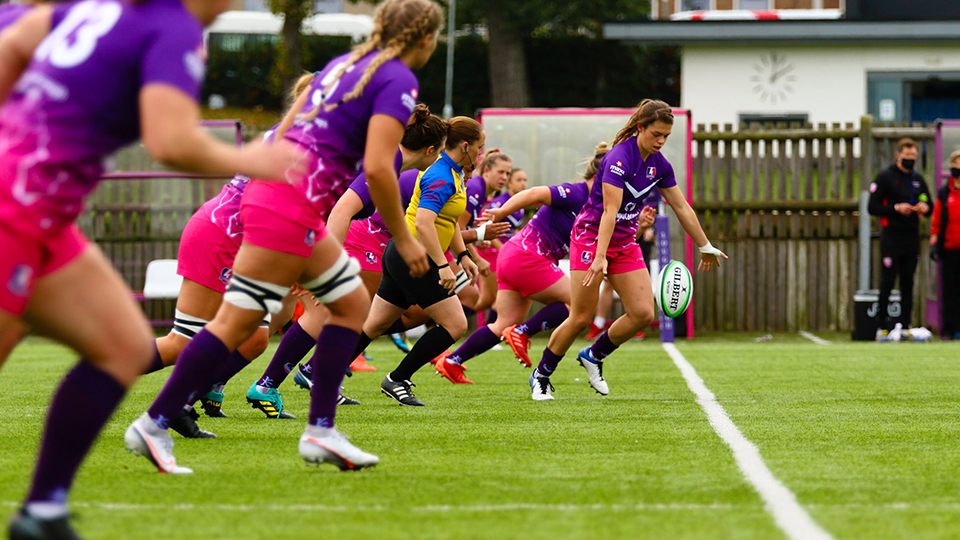 rugby players on the pitch