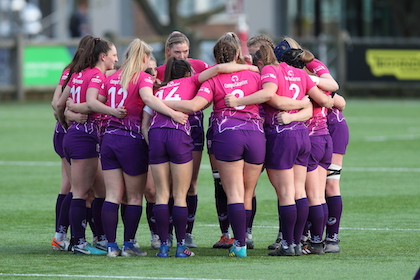 players having a team talk