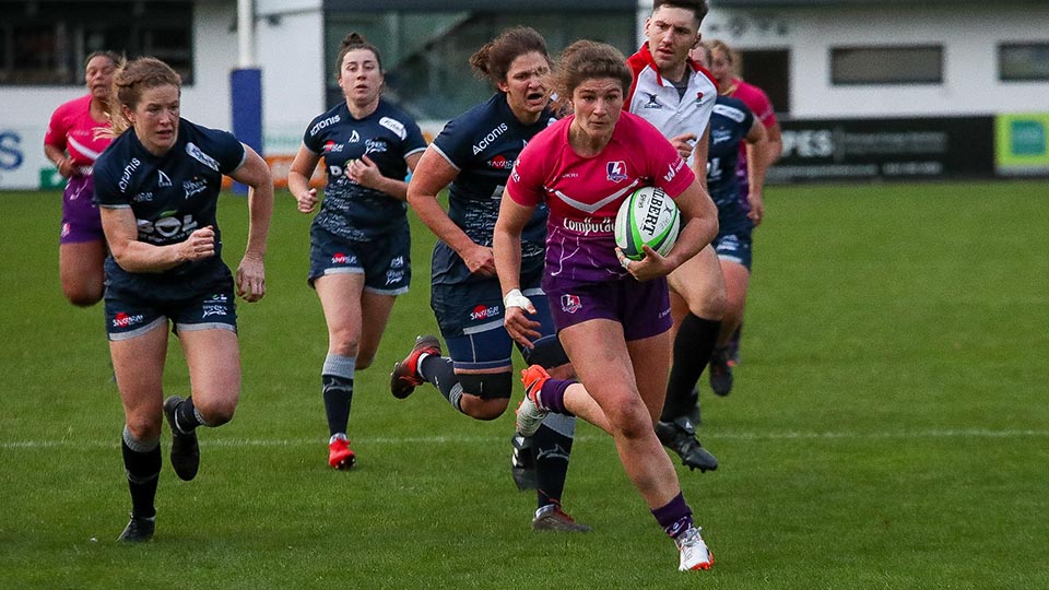 rugby players on the pitch