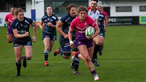 rugby players on the pitch