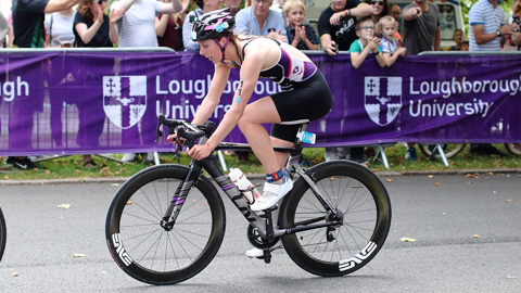 athlete riding a bicycle