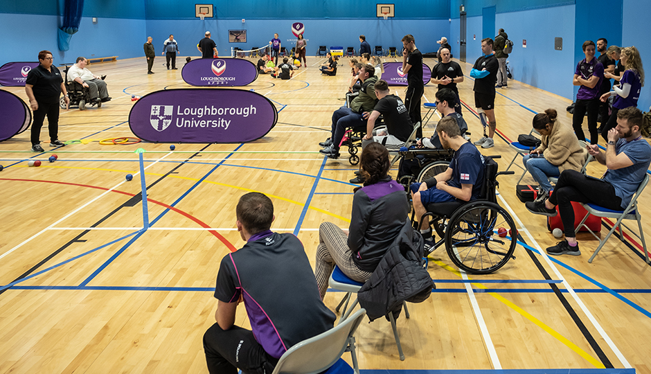 wheelchair basketball players on court