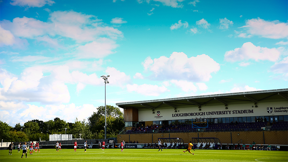 the Loughborough University Stadium on a sunny day