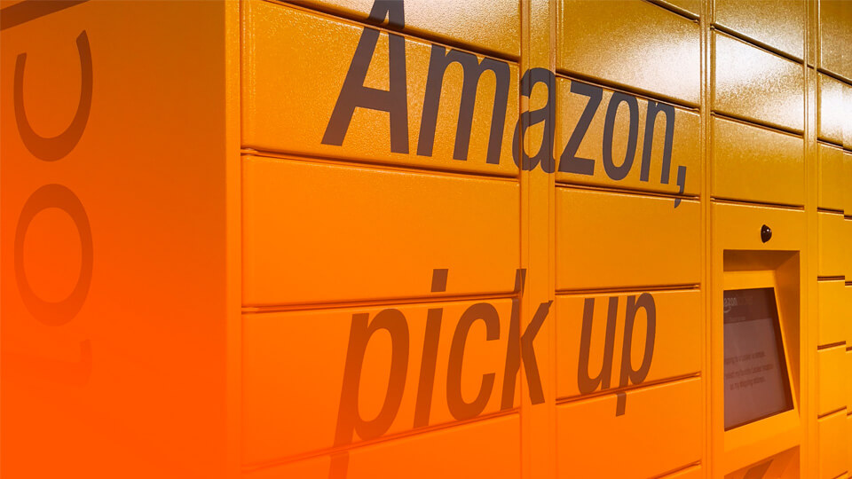 Amazon pick up locker.