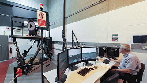 flight driving simulator